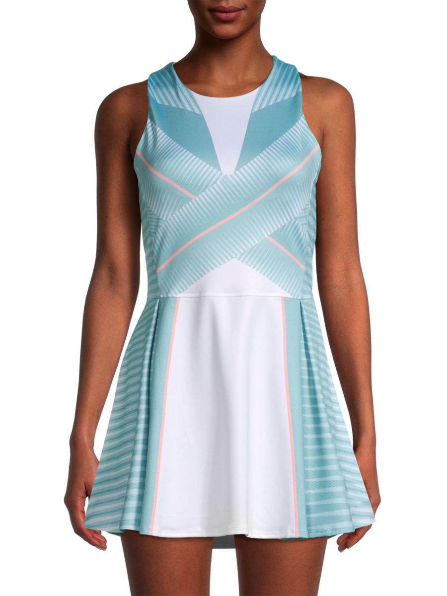 

Теннисное платье Stamina UPF 50+ K-Swiss, цвет Nile Blue