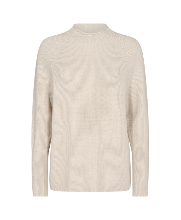 

Универсальный свитер с высоким воротником для женщин Soyaconcept, бежевый