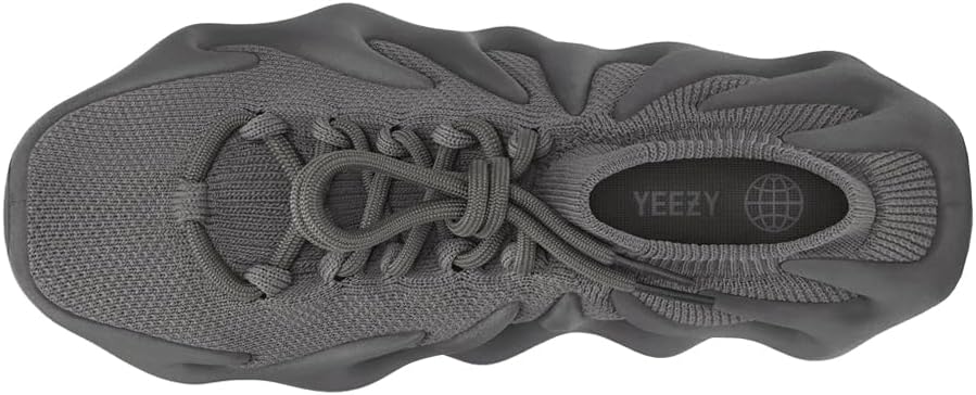 Мужские кроссовки adidas Yeezy 450 на шнуровке, Cinder/Cinder/Cinder — фото 3