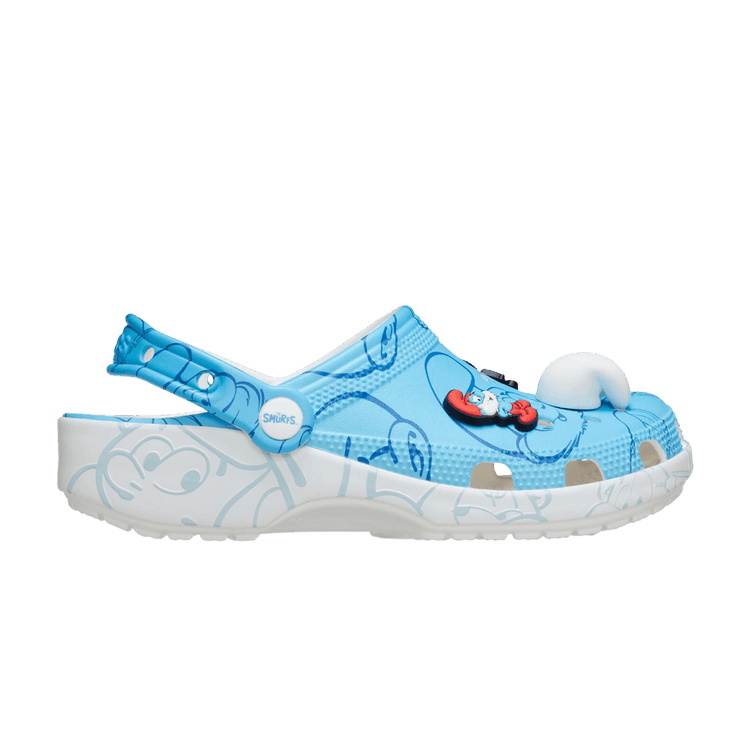 

Кроссовки Crocs The Smurfs x Classic Clog 'Allover Print', синий