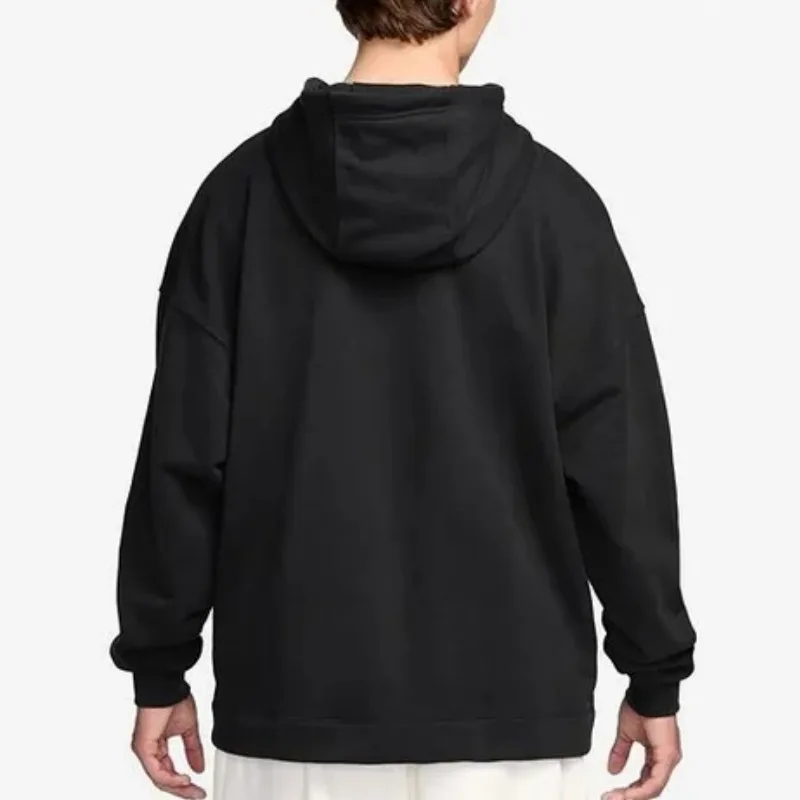Nike Толстовка с капюшоном Club, мужская, черно-белая — фото 3