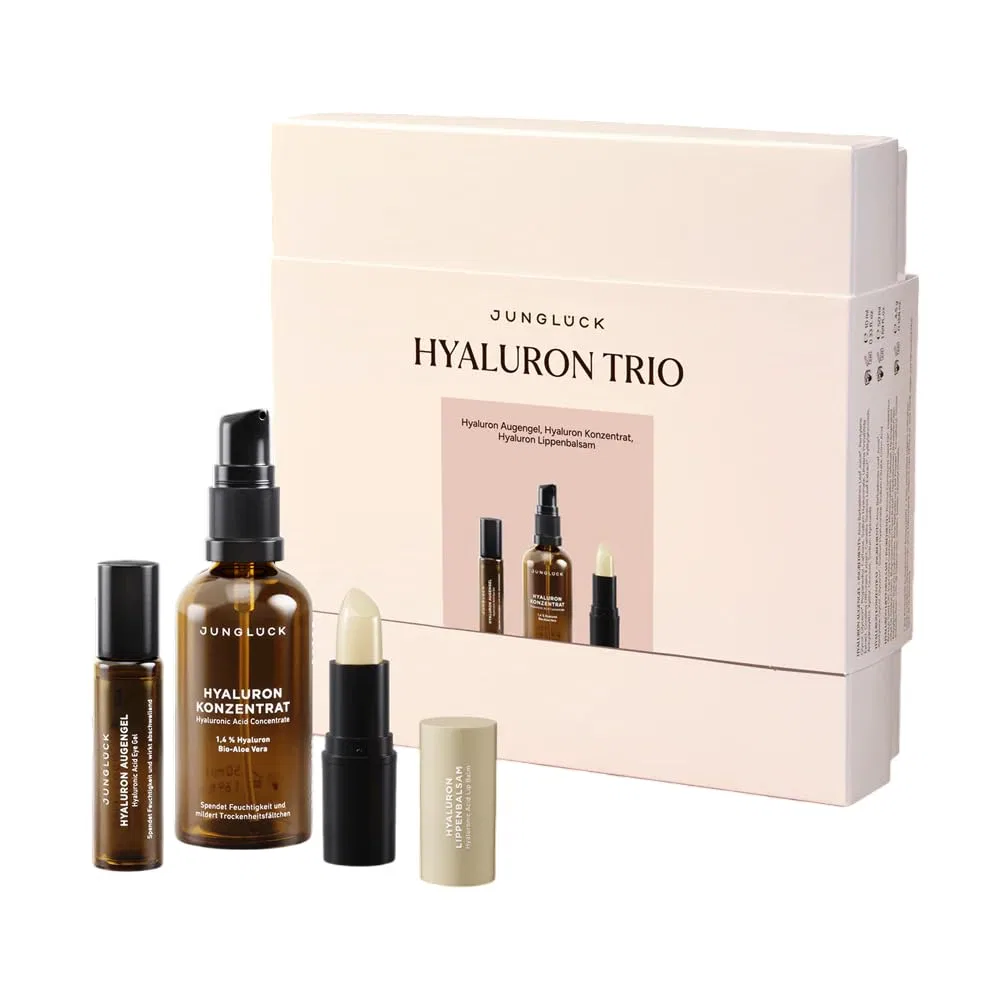 Набор JUNGLÜCK IN A BOX Hyaluronic Trio для интенсивного увлажнения Junglück
