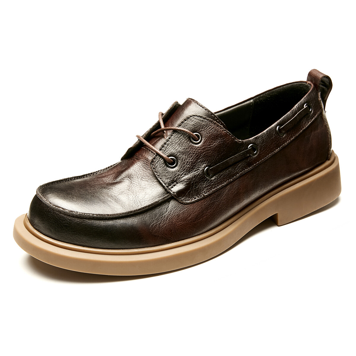 Туфли Brounvanm Men's Casual Shoes Men Low-Top, цвет Coffee — фото 2