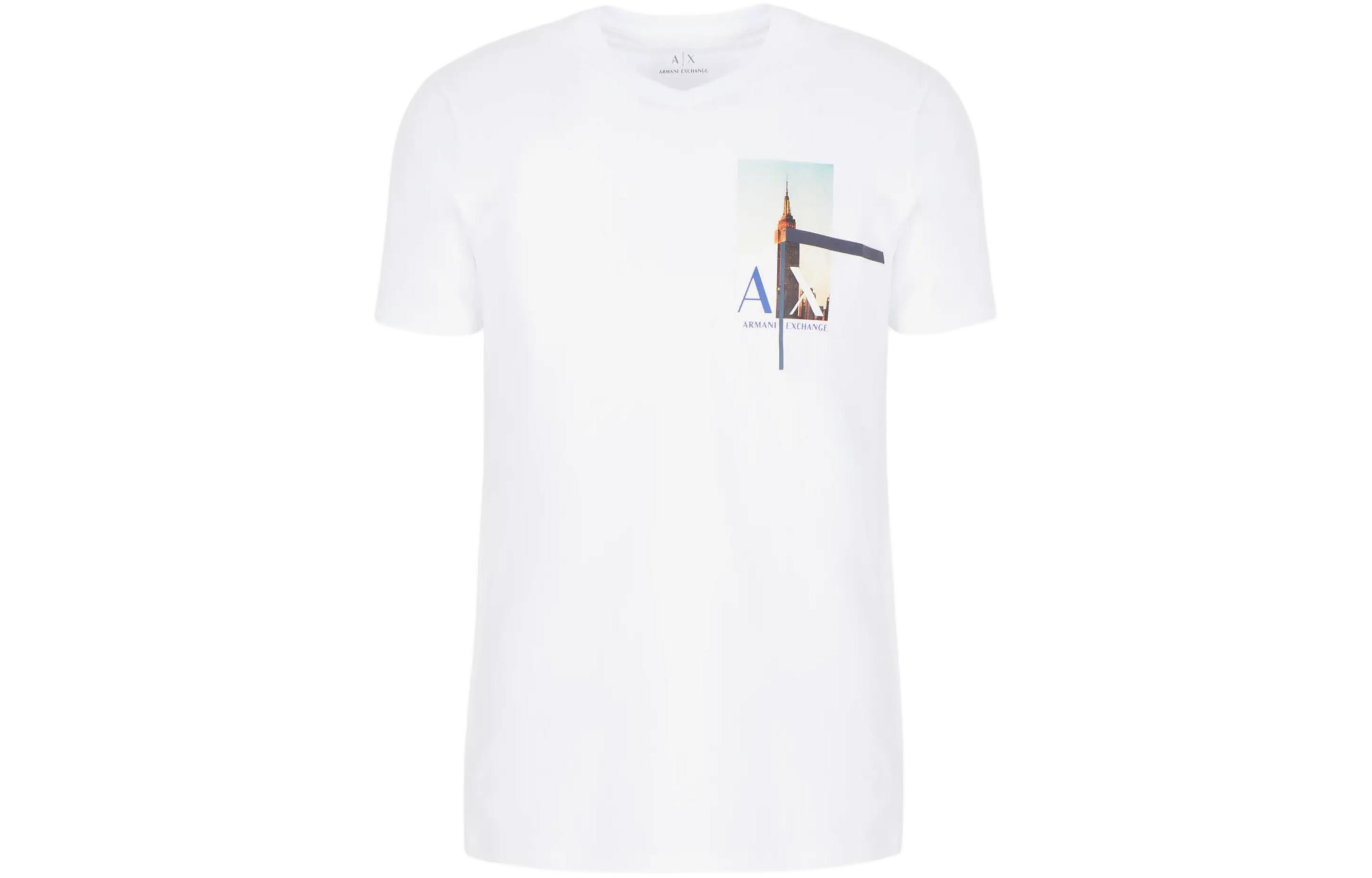 

ARMANI EXCHANGE Футболка SS24 мужская белая