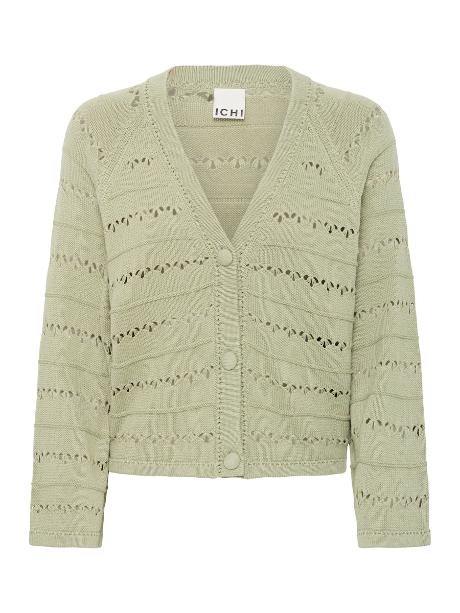 

Вязаный кардиган ICHI IHLALUHA, зеленый