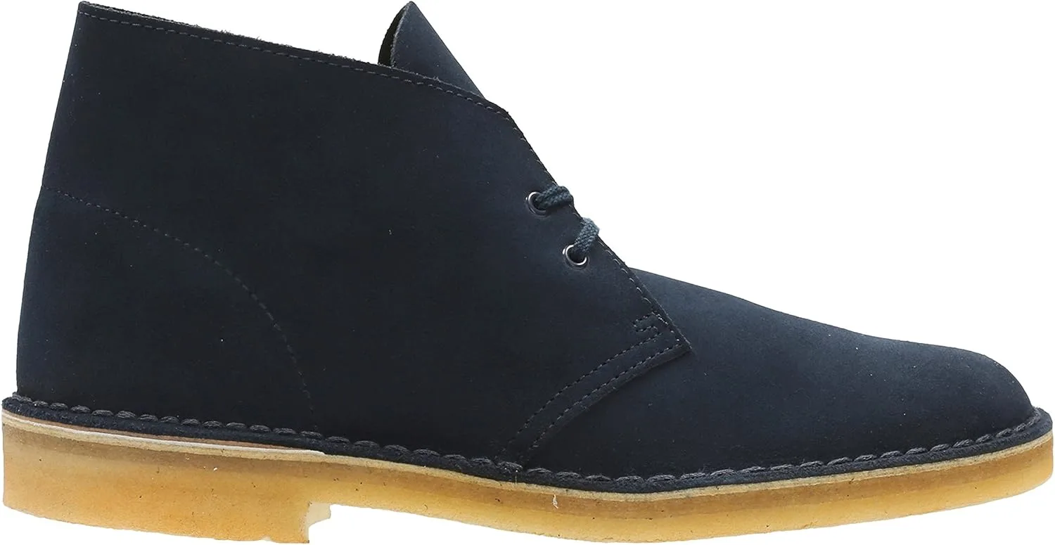 Ботинки Clarks Originals Desert Boot, мужские ботинки Desert Boots, ботинки на невысоком каблуке и ботинки, серые (замша wolf) — фото 2