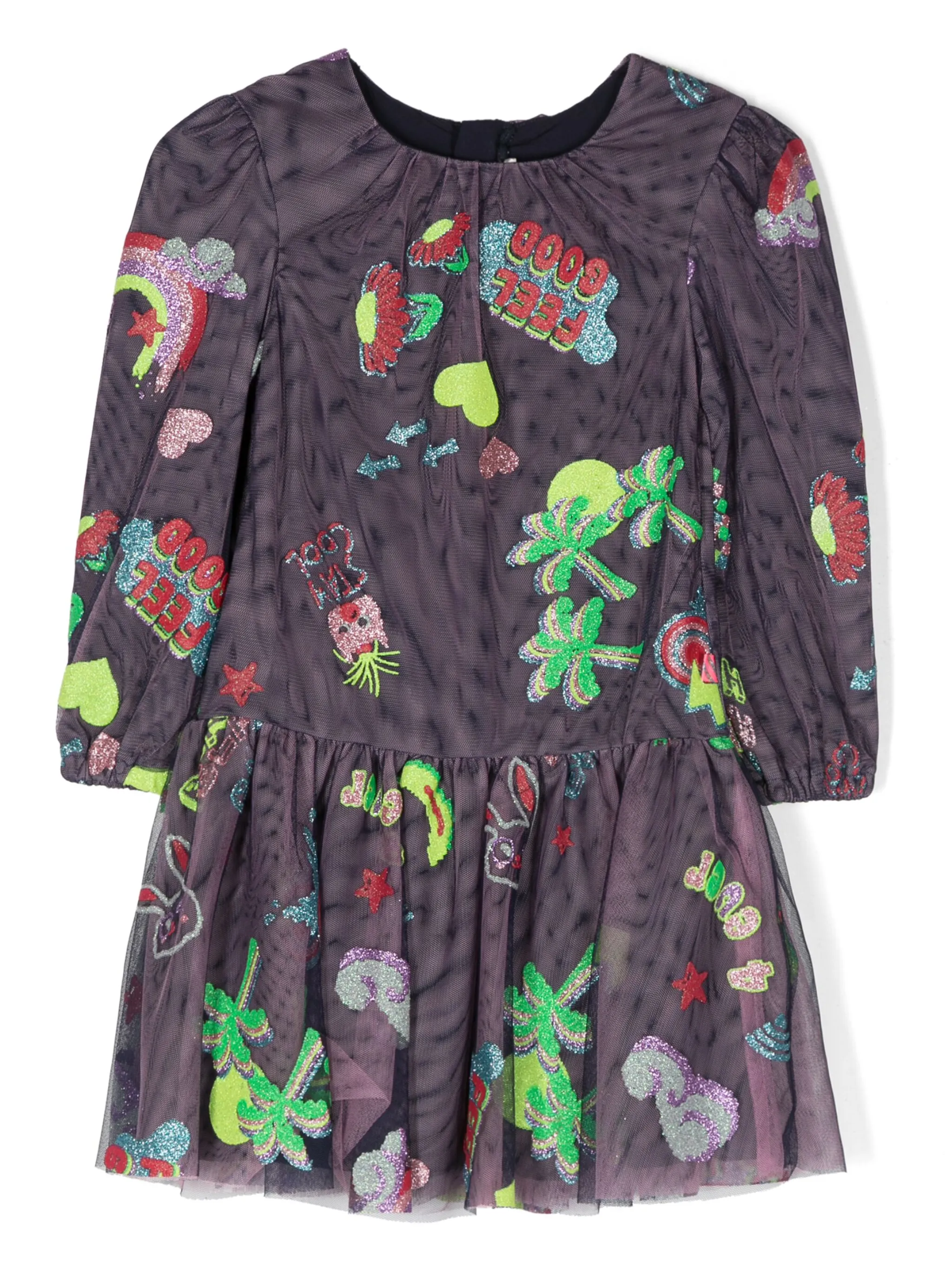 

Платье с аппликацией Billieblush, фиолетовый