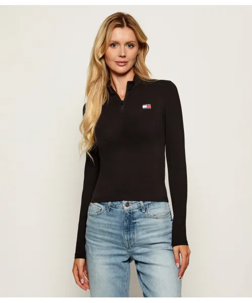 

Блуза Slim fit Tommy Jeans, черный