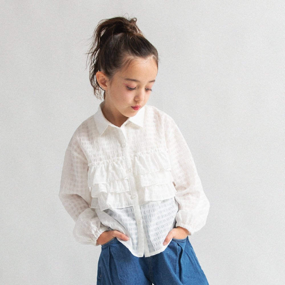 Блузка с оборками Branshes, off white