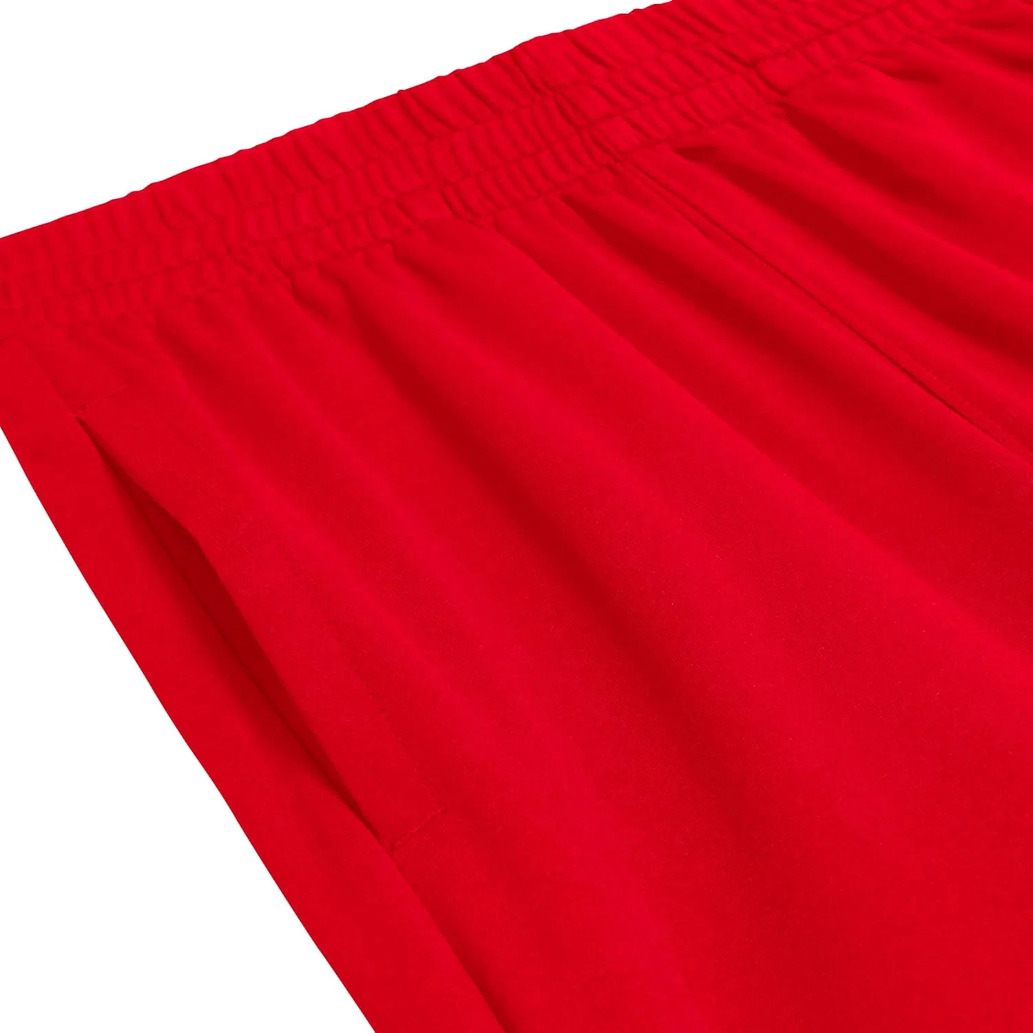 Детские спортивные шорты Puma Essential, с логотипом и принтом, эластичный пояс, Medium Red — фото 3