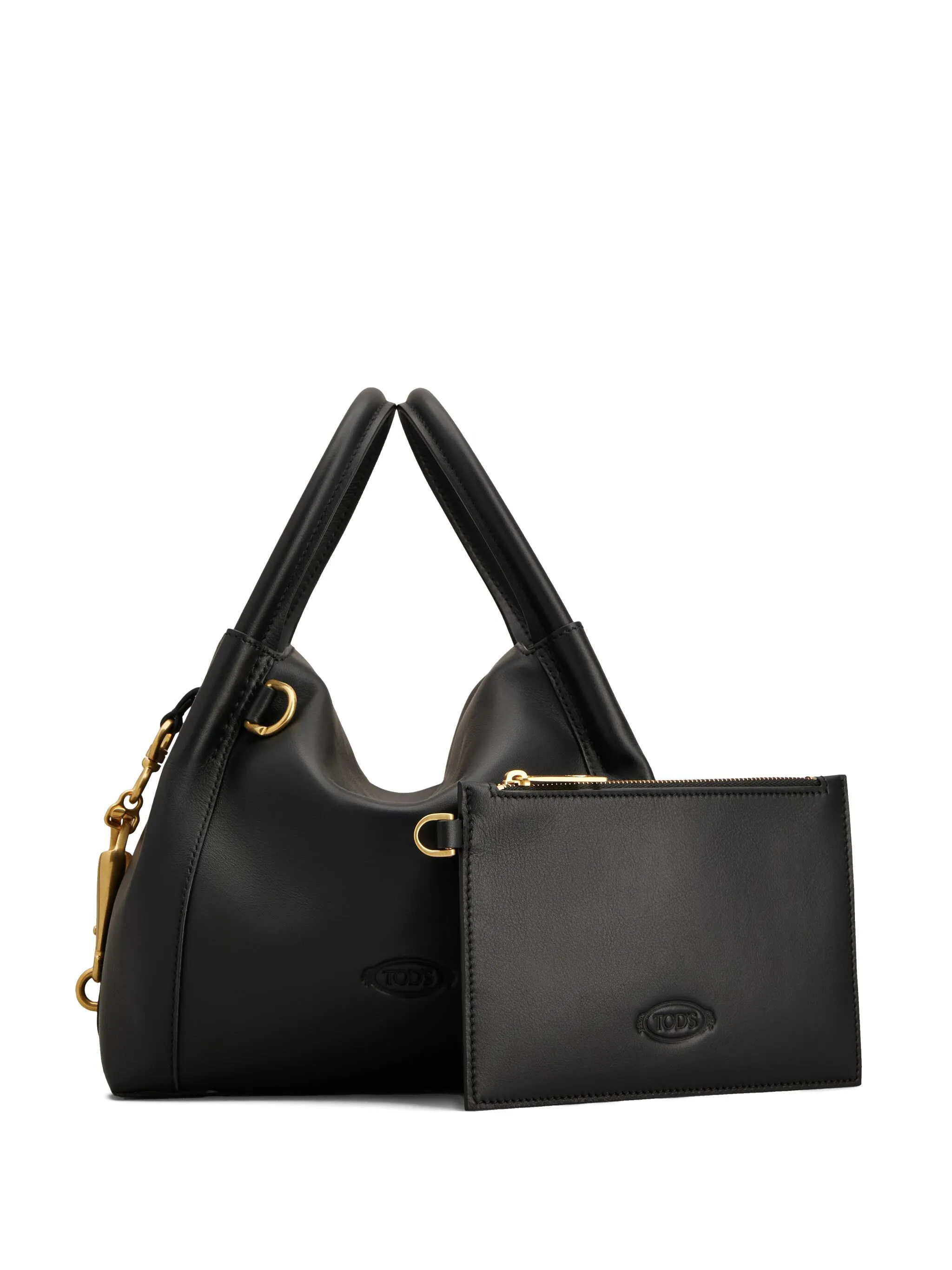 

Сумка-тоут с логотипом Tod'S, черный