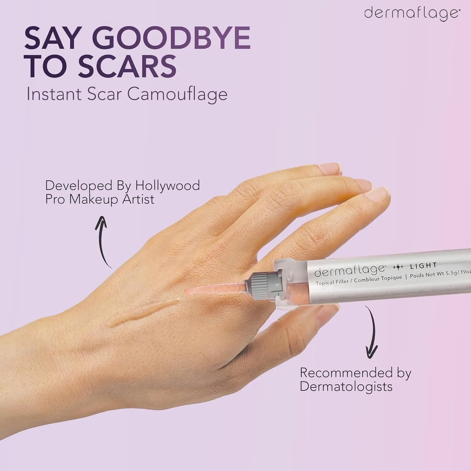 Набор для филлера Dermaflage для заполнения рубцов, 4 аппликатора., Light — фото 4