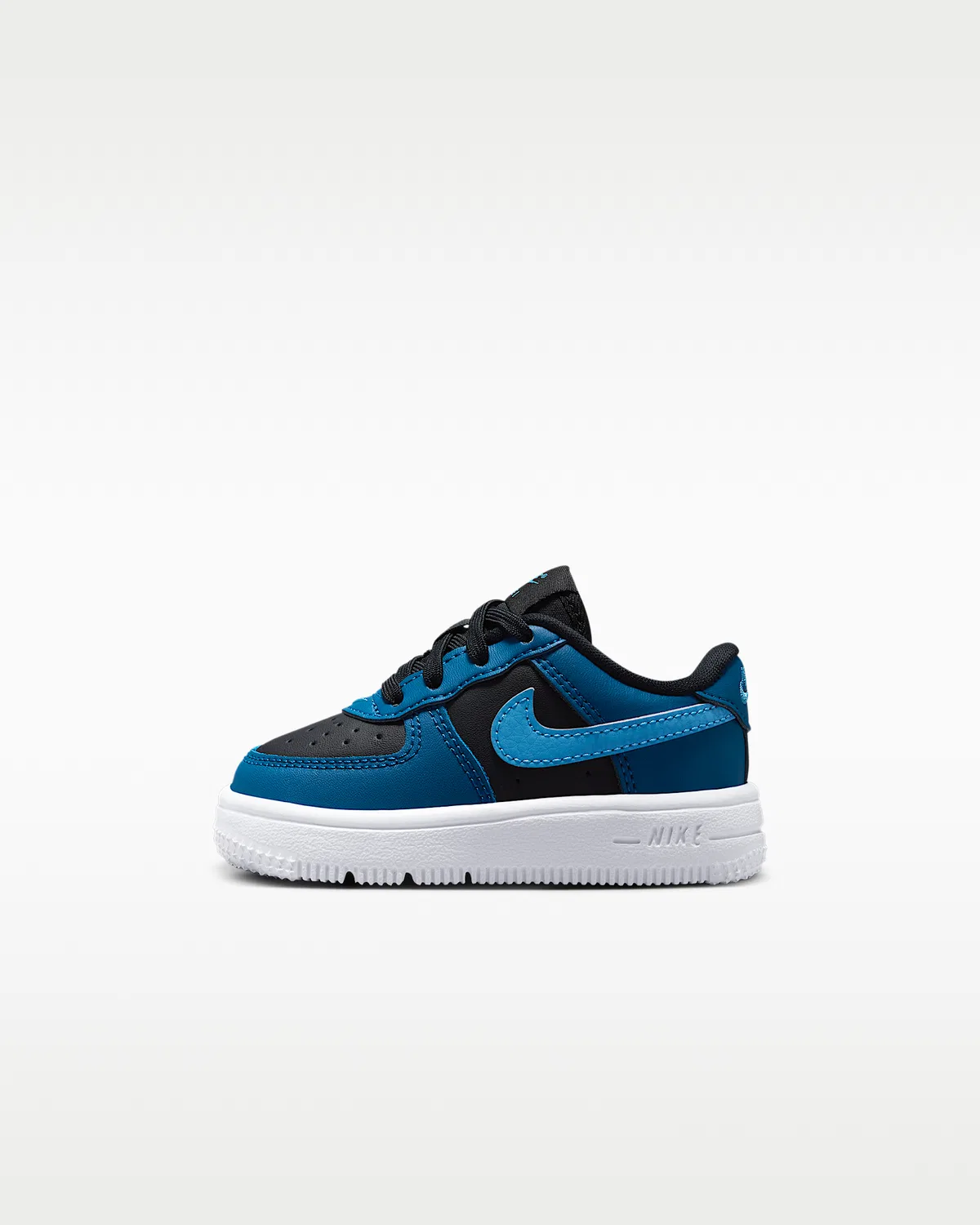 Кроссовки Nike Force 1 Low для малышей, Black/Court Blue/White/Dutch Blue