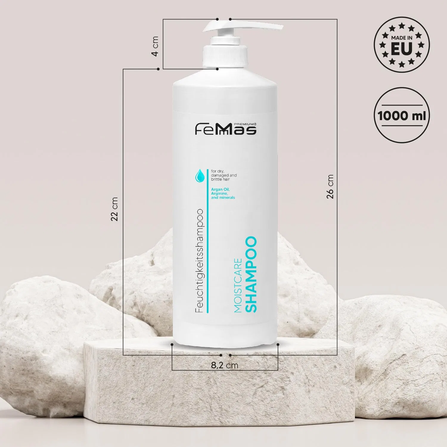 Шампунь Femmas Moistcare, 1000 мл Femmas, Shampoo. — фото 3