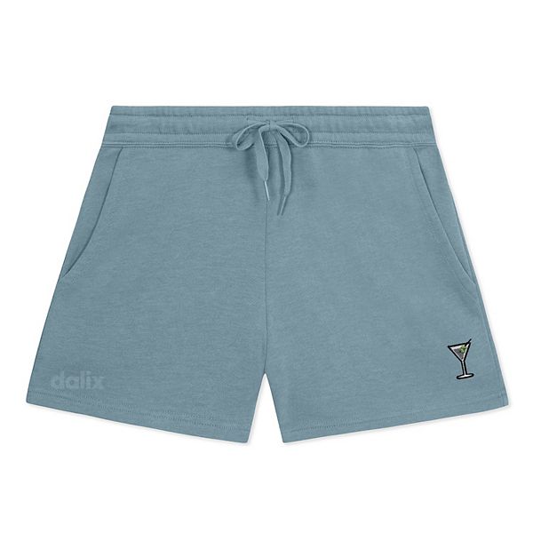 

Женские шорты Martini midweight washed fleece Dalix, Misty Blue
