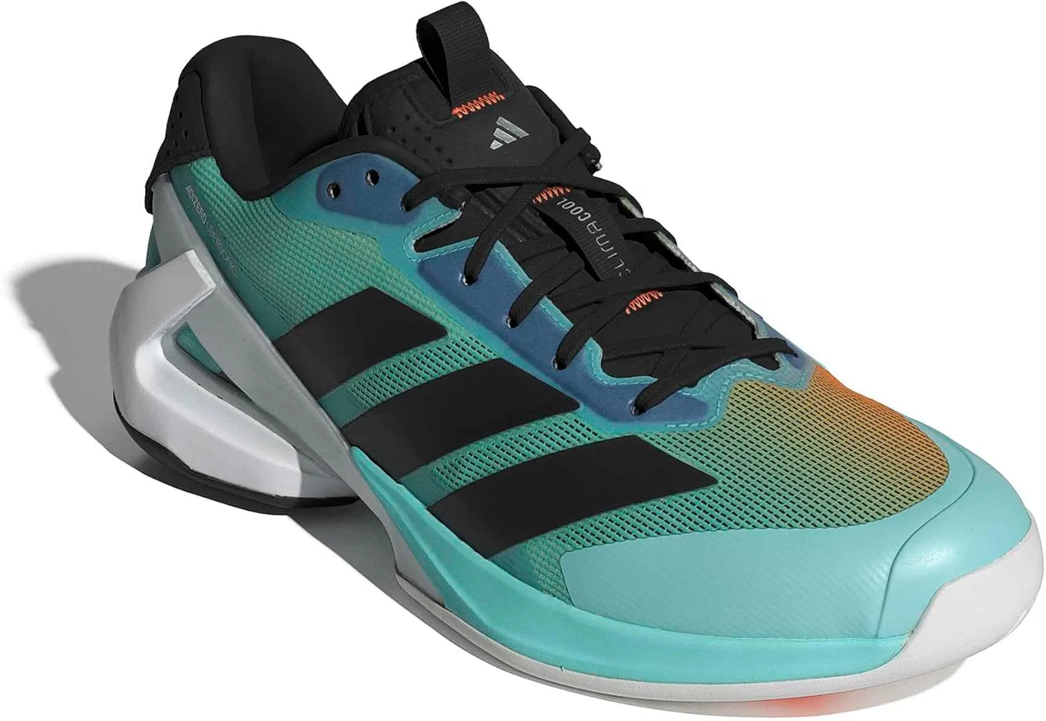 Кроссовки теннисные Adizero Ubersonic 5, adidas, Flash Aqua/Black — фото 4