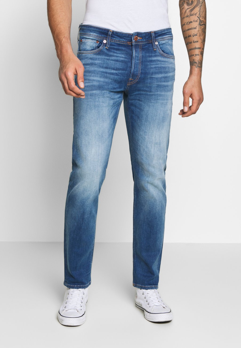 

Джинсы прямого кроя Jack & Jones JJIMIKE JJORIGINAL JOS, цвет Blue Denim