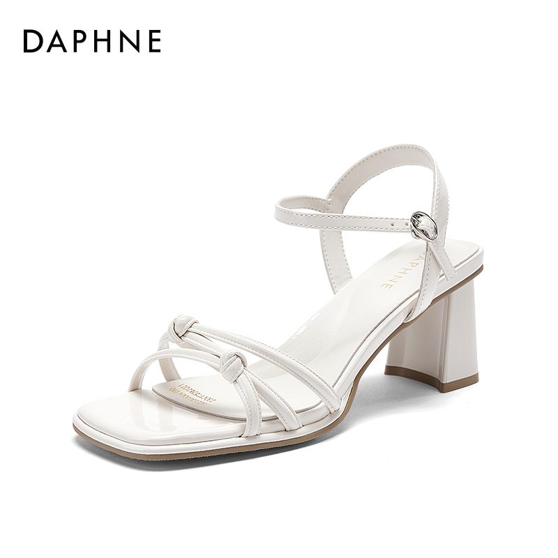 DAPHNE Женские сандалии на одной застежке экрю, цвет Ecru — фото 2