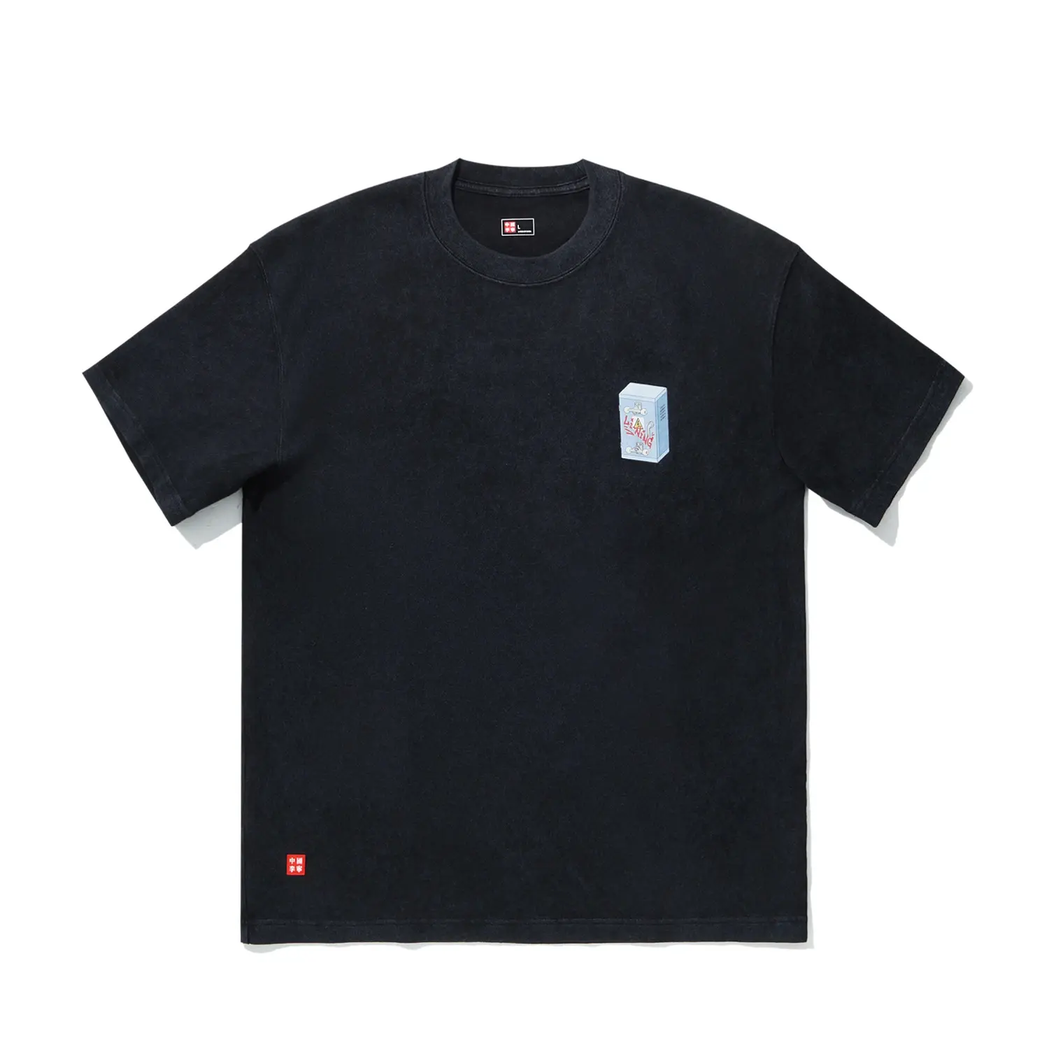 

LiNing Футболка унисекс черная, Черный, LiNing Футболка унисекс черная