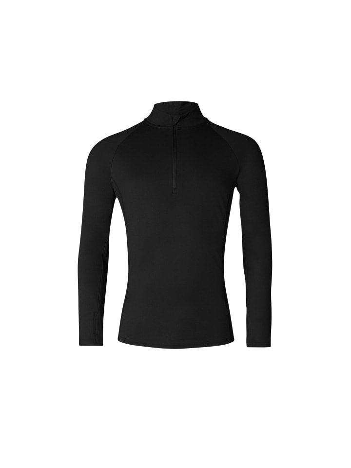 

Мужская тренировочная рубашка с длинными рукавами, 1 шт., черного цвета SNOCKS