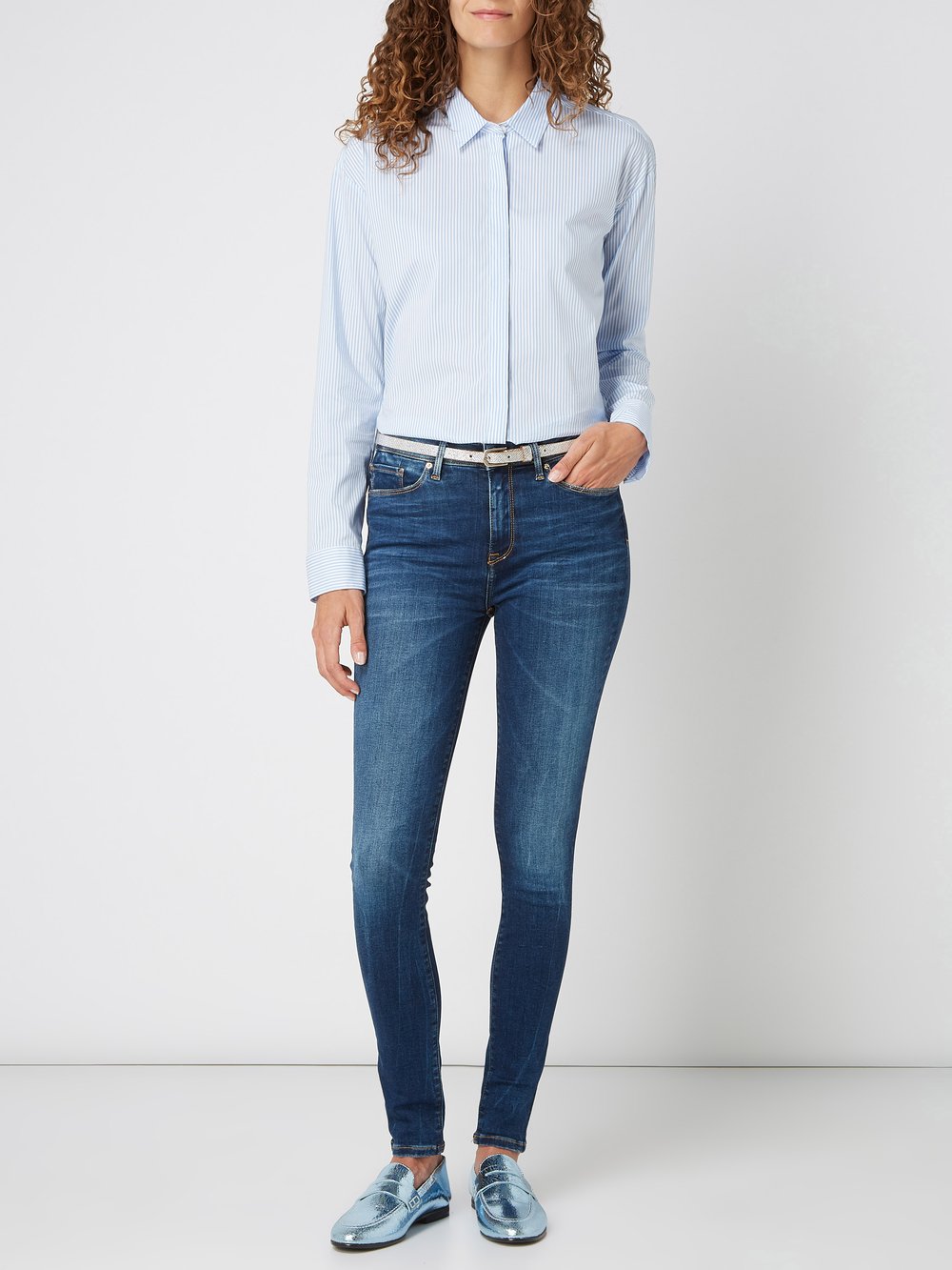 

Джинсы Jegging fit с нашивкой-лейблом Tommy Hilfiger, синий