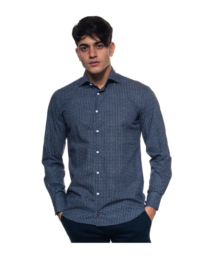 

Повседневная рубашка с цветочным рисунком Cã Rrel, синий