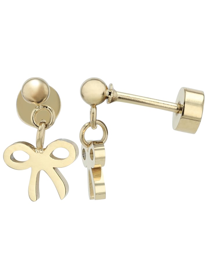 

Adeliás Женские серьги - серьги-гвоздики из нержавеющей стали в золотом исполнении