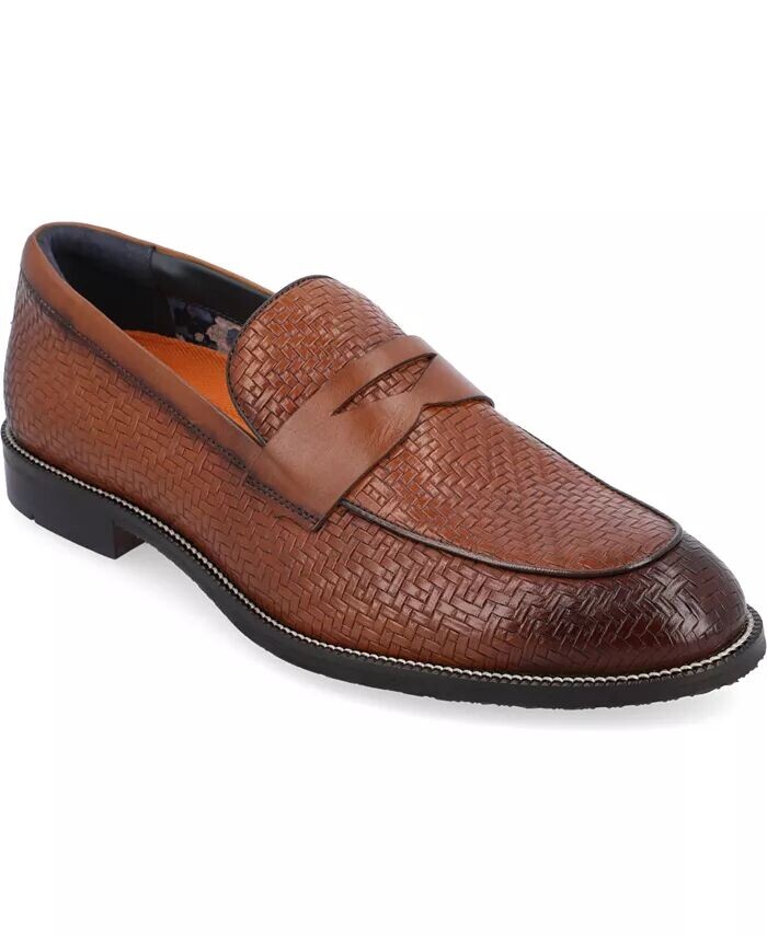

Мужские лоферы Barlow Apron Toe Penny Loafers Туфли-лодочки Thomas & Vine, коричневый
