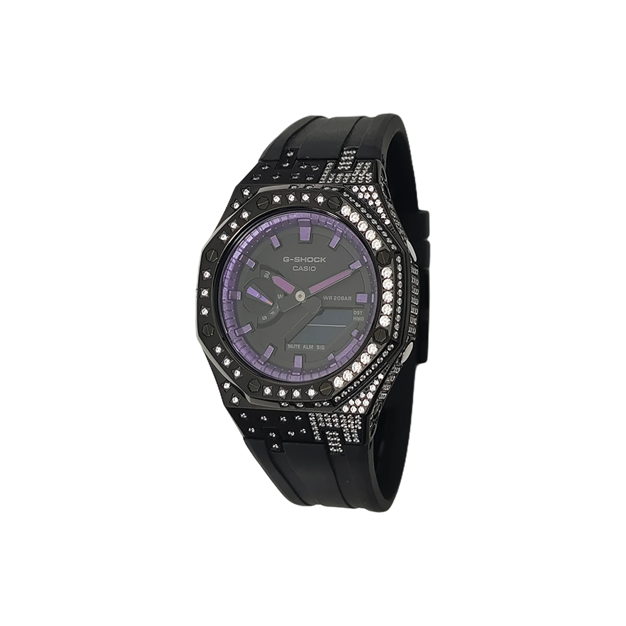 

CASIO Ретрофит серии электронный механизм фторэластомерный ремешок часы мужские черный циферблат