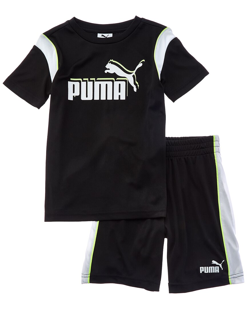 

Комплект из 2-х футболок и шорт PUMA Interlock Puma, черный
