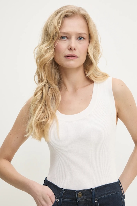 

Топ с добавлением шерсти Answear.Lab, бежевый