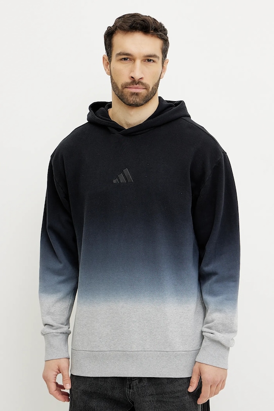 

Хлопковая толстовка ALL SZN Dip Dye Adidas, черный