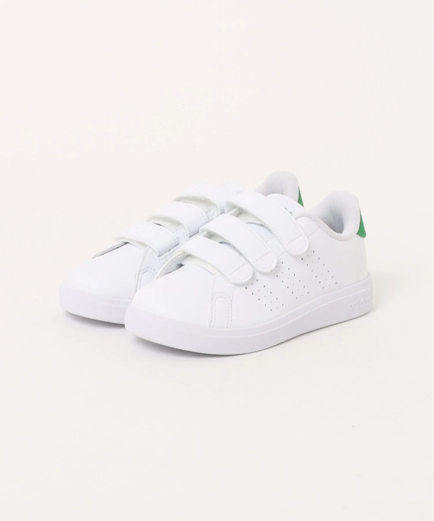 Детские кроссовки Adidas ADVANCOURTBASE 2.0 зелёные