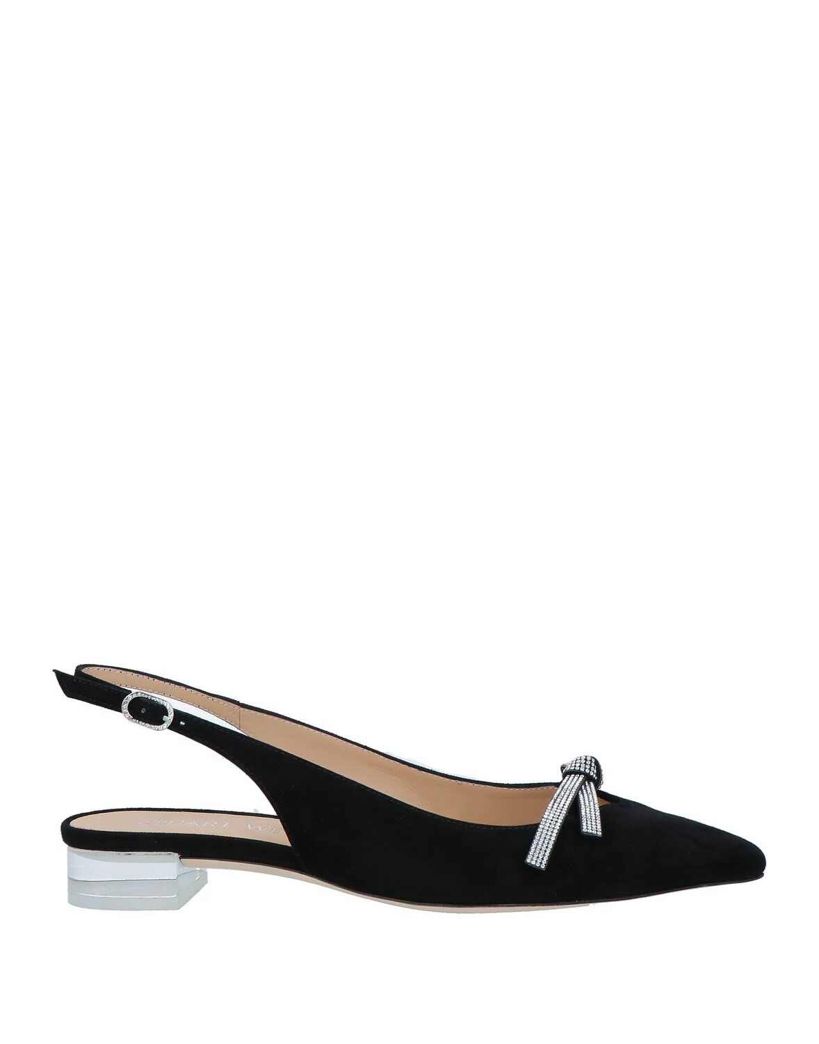 Балетки Stuart Weitzman, черный