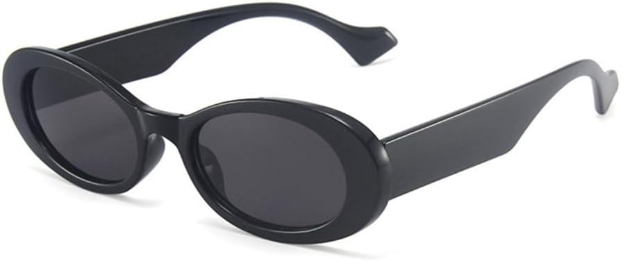 

Популярные модные маленькие овальные солнцезащитные очки для женщин, винтажные очки с леопардовым принтом, желейные очки для мужчин, трендовые солнцезащитные очки UV400 MTZJH, Black Gray