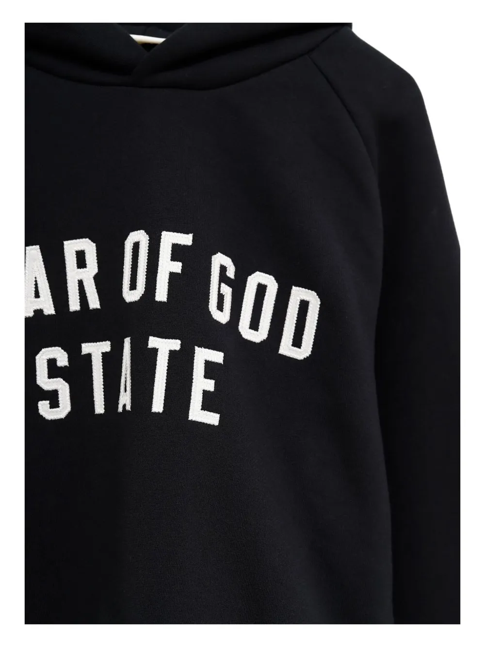 Толстовка с вышитым логотипом FEAR OF GOD ESSENTIALS, черный — фото 3