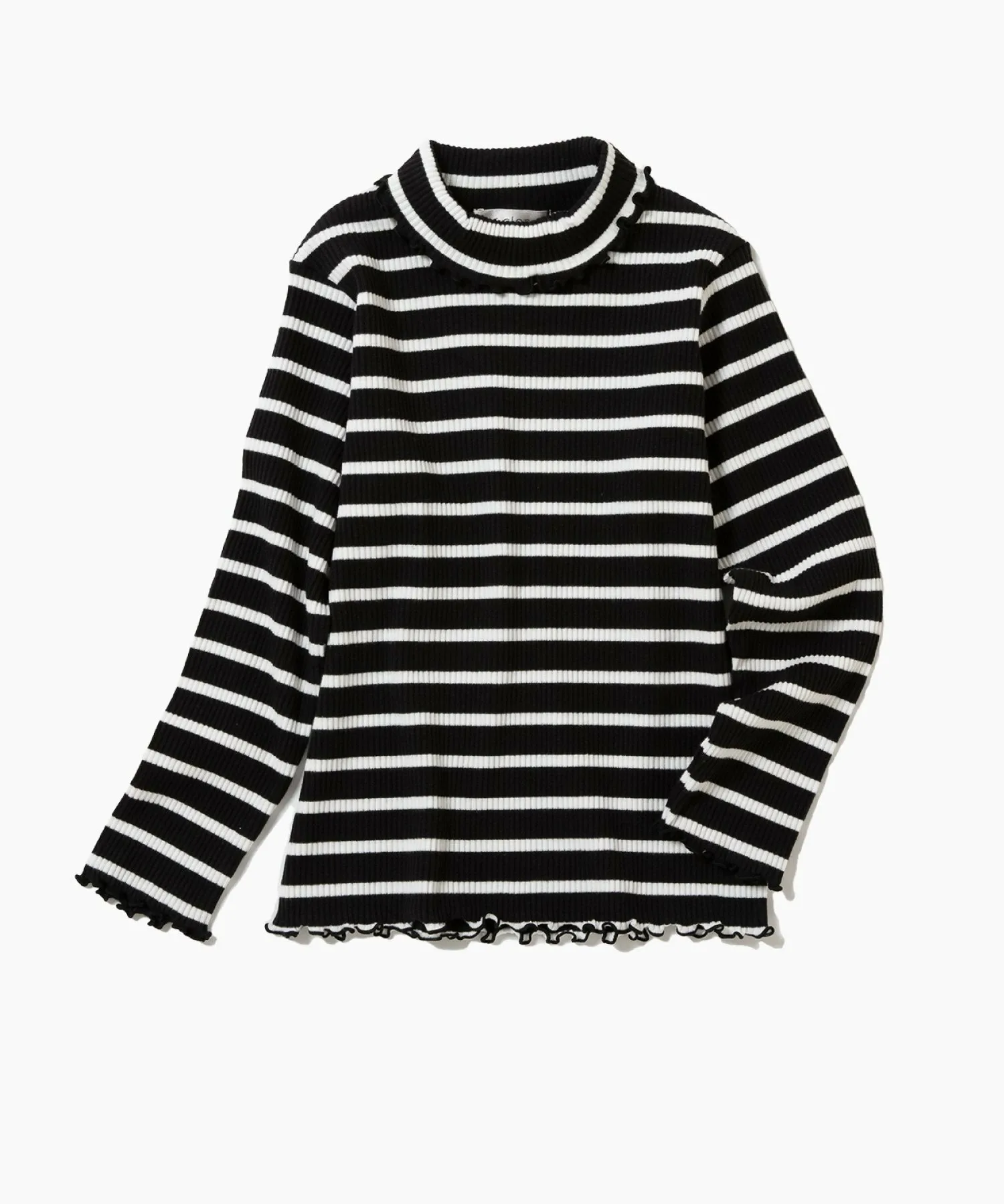Водолазка в рубчик Ever Closet, Black border — фото 3