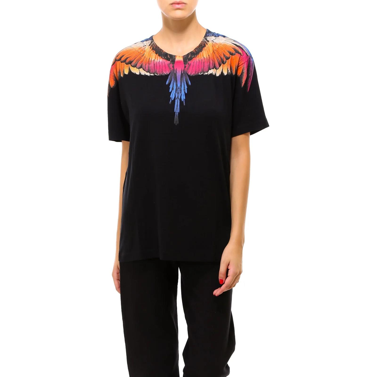 

Marcelo Burlon Футболка COUNTY OF MILAN женская black, Черный, Marcelo Burlon Футболка COUNTY OF MILAN женская black