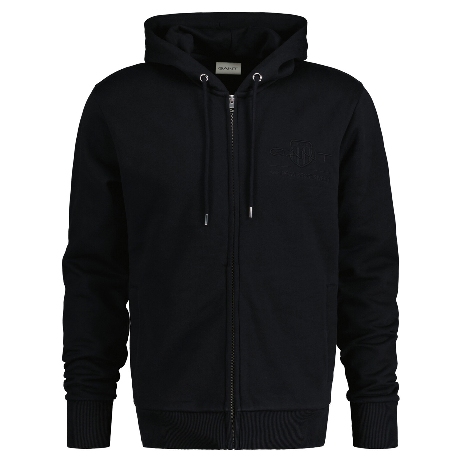 

Толстовка Gant Sweatjacke, черный
