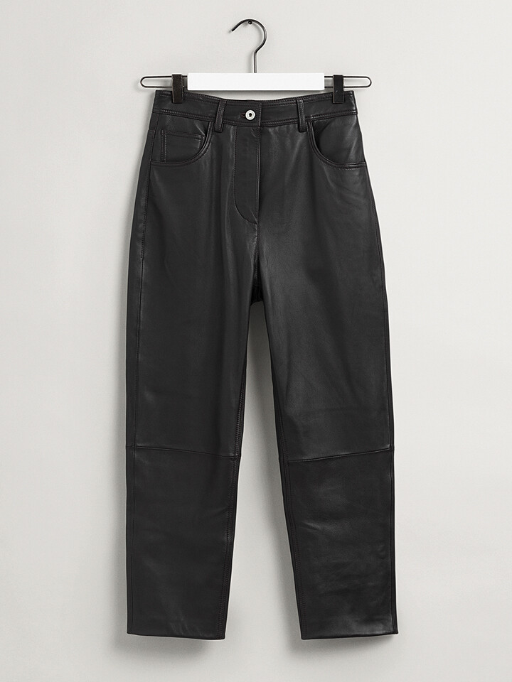 

Брюки Gant Lederhose, черный