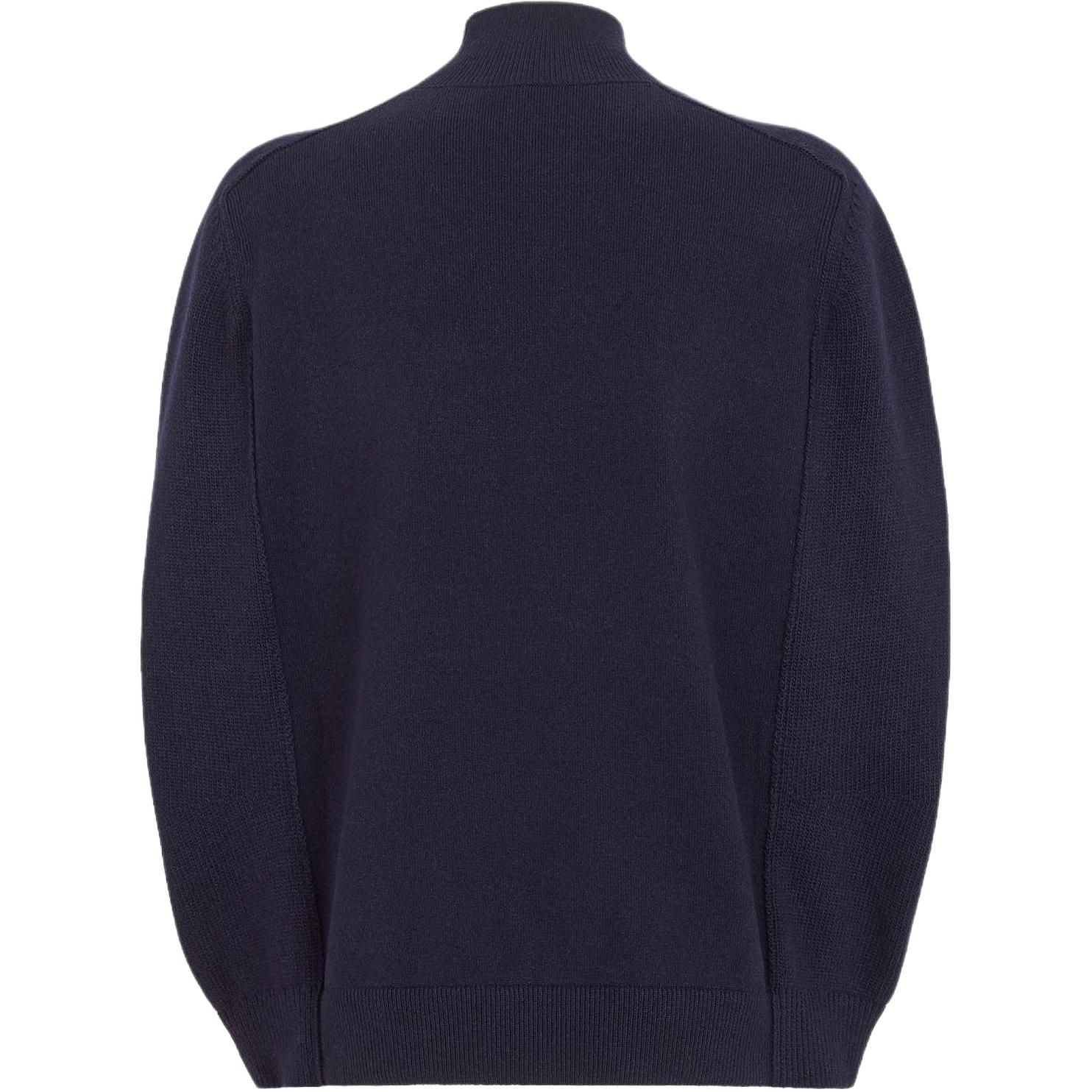 

Вязаный джемпер с высоким воротником FENDI, темно-синий