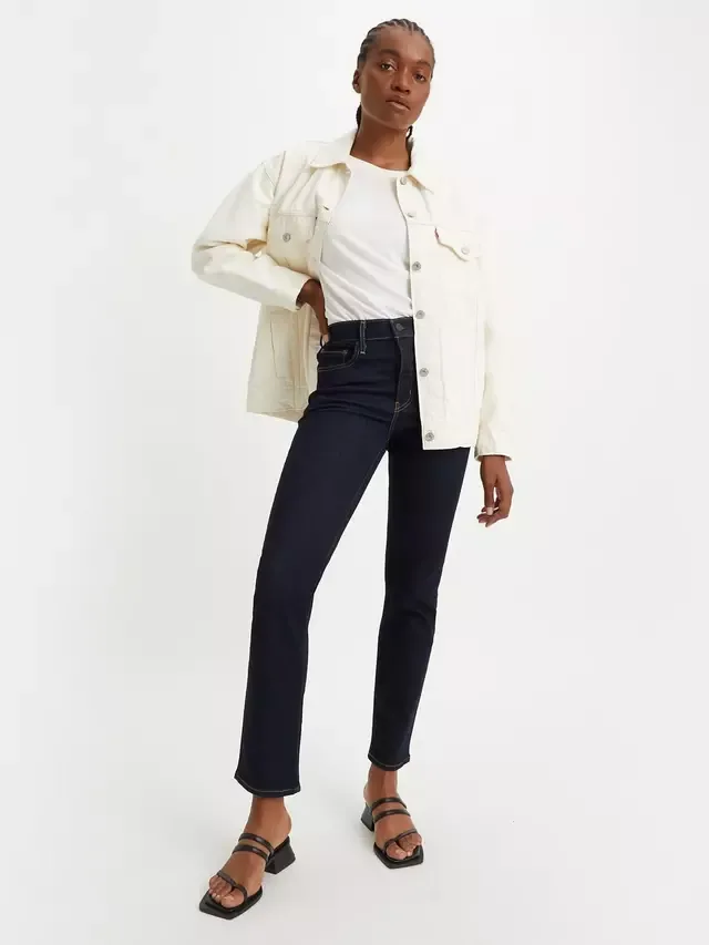 Джинсы прямого кроя с высокой посадкой 724 Levi's, Blue Wave Rinse