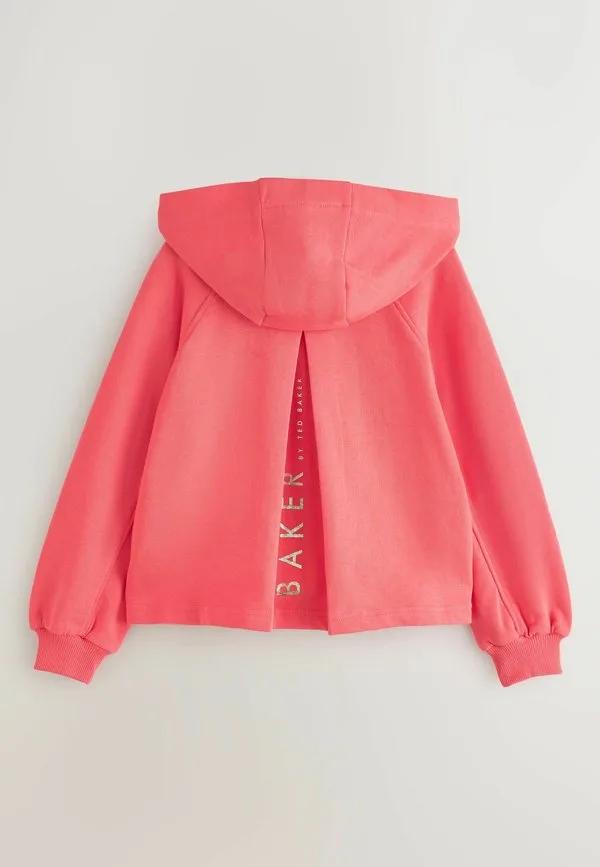 Толстовка на молнии свободного кроя, стандартного размера Baker By Ted Baker, Coral Pink — фото 2