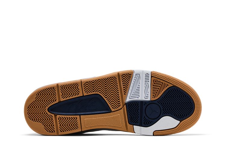 Кроссовки Jordan Flight Court 'Neutral Grey Midnight Navy Gum', серый — фото 4