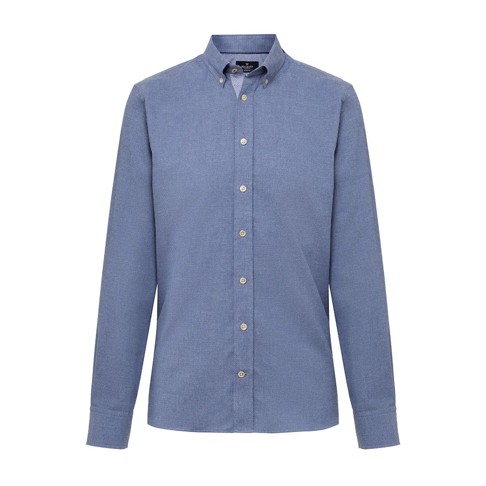 

Рубашка Hackett Textured Flannel, синий
