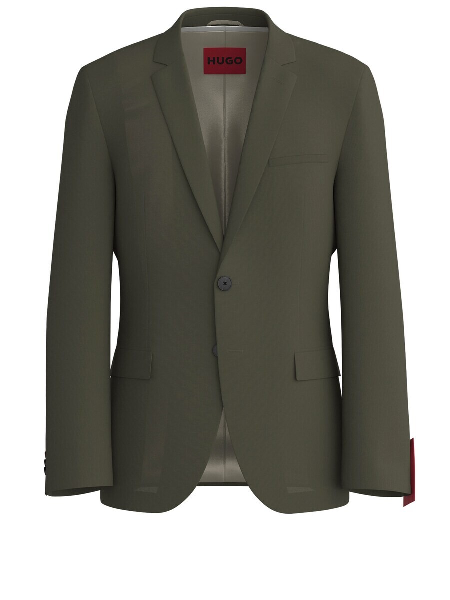 

Куртка HUGO Slim fit Suit Arti232X, оливковый