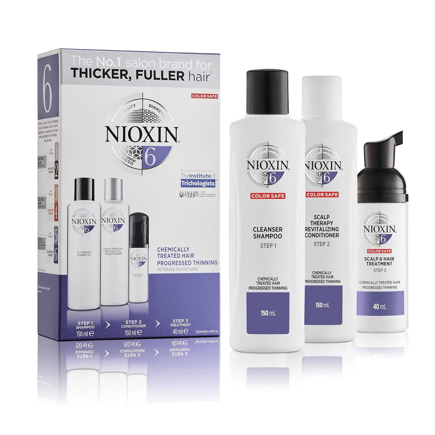 Набор для ухода за волосами NIOXIN System 6 для химически обработанных, истонченных волос Nioxin — фото 2