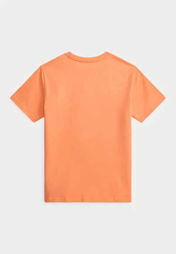 Футболка Polo Ralph Lauren Polo bear cotton jersey tee print, оранжевый — фото 2