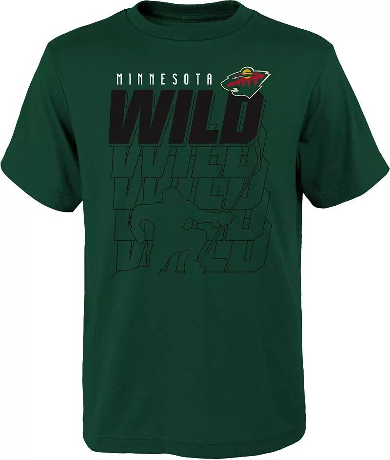 

Outerstuff Зеленая футболка NHL Youth Minnesota Wild Celly Time