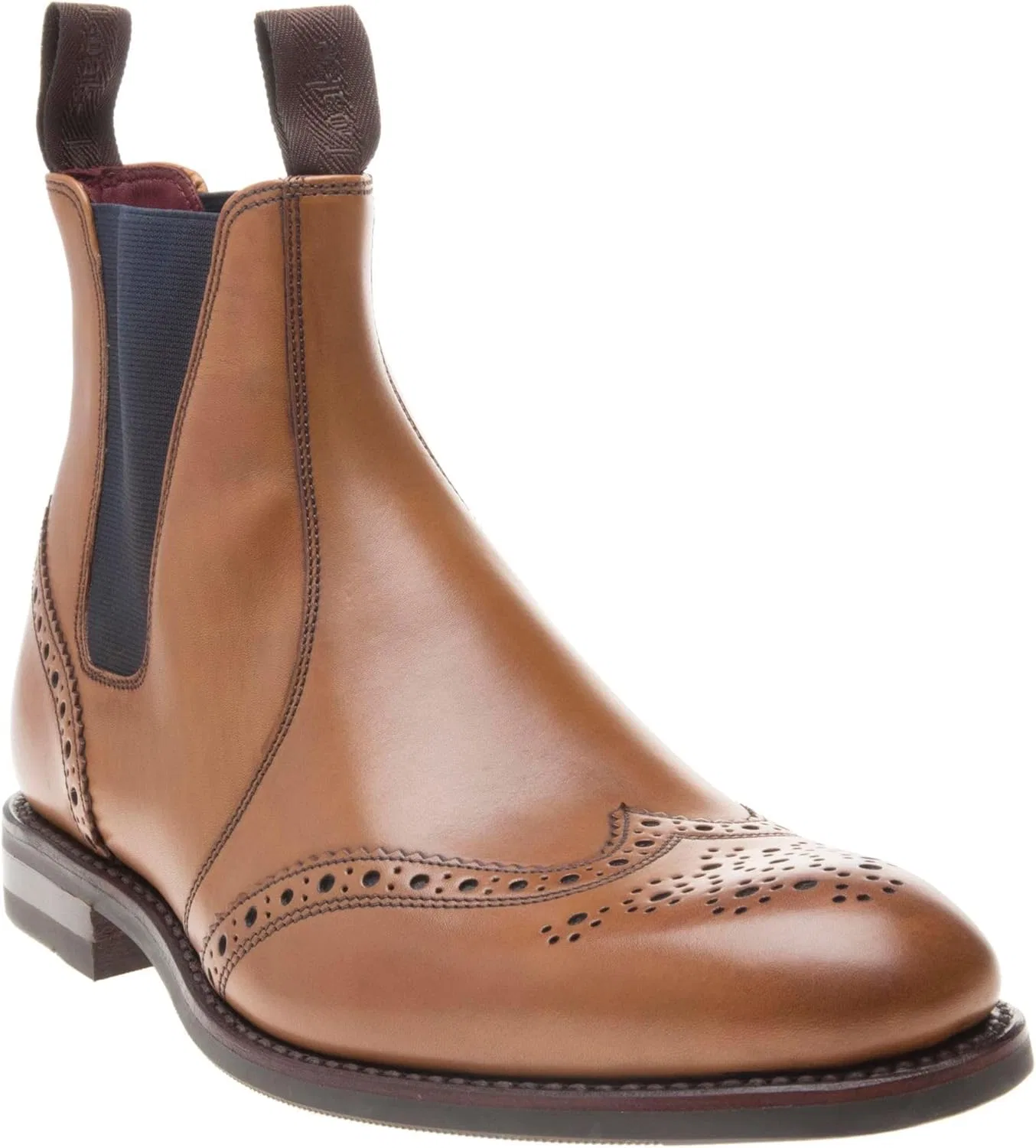 Мужские ботинки-броги Loake Hoskins, коричневые — фото 2